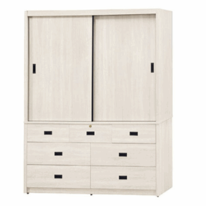 F166-7 原切白6*7尺衣櫥