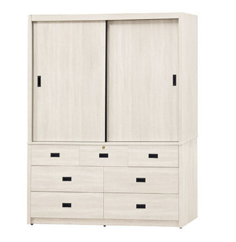 F166-7 原切白6*7尺衣櫥