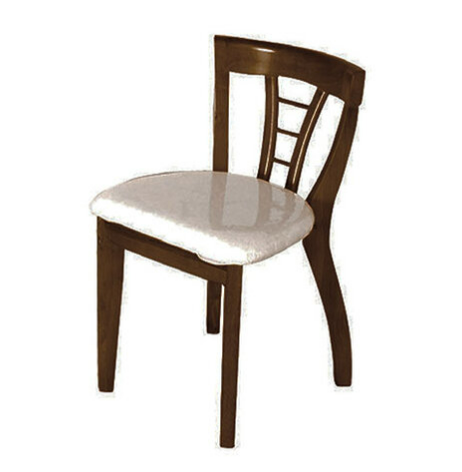 F153-1 胡桃色化妝椅 實木