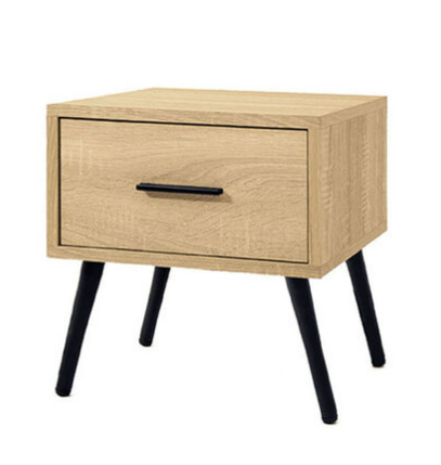 F155-1 梧桐色高腳床頭櫃