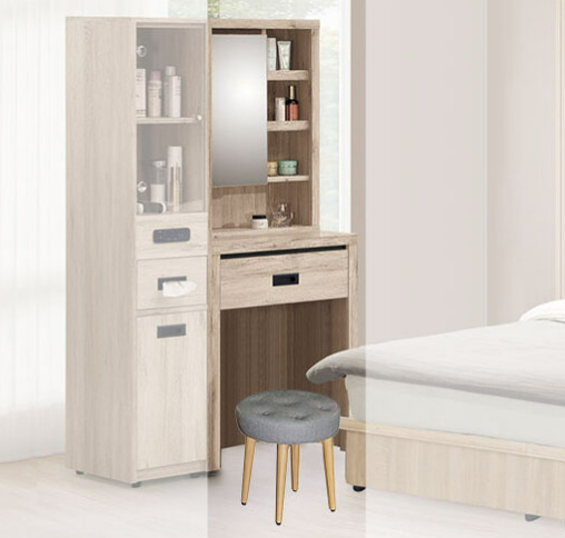 F193-1 梅杜莎2尺鏡台 含椅