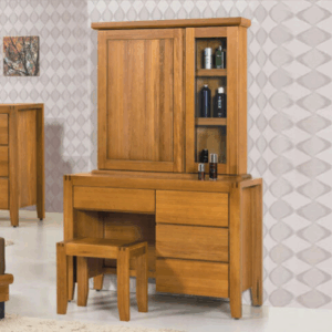 F197-2 806#柚木化妝台 含椅