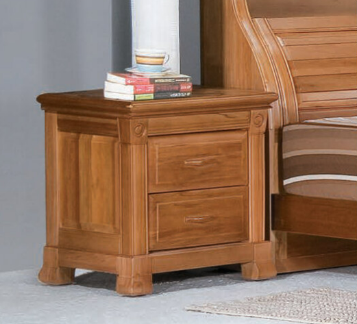 F198-3 南洋檜木床頭櫃 單只