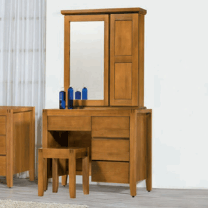 F201-4 非洲柚木色化妝台