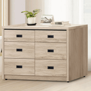 F193-11 梅杜莎淺橡木六斗櫃