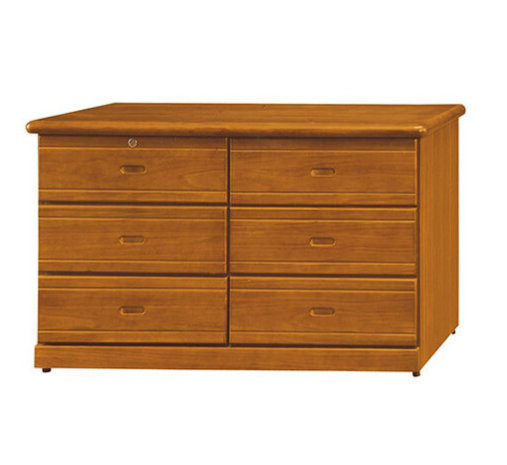 F233-6 樟木色4.8尺六斗櫃