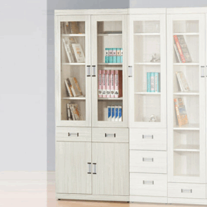 F239-1 雪松2.7*6.5尺中抽書櫃