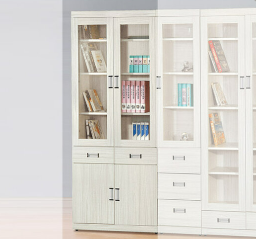 F239-1 雪松2.7*6.5尺中抽書櫃