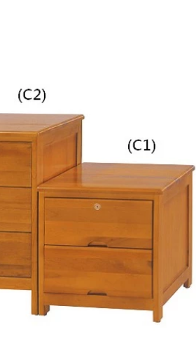 F235-4 C1桃花兩抽櫃