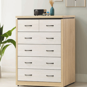 F231-4 梧桐+白梧桐五斗櫃