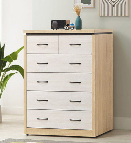 F231-4 梧桐+白梧桐五斗櫃