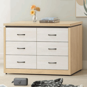 F230-4 梧桐+白梧桐六斗櫃