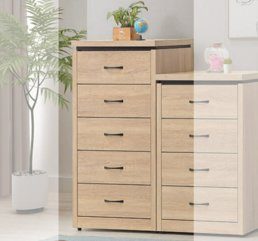 F229-4 梧桐小五斗櫃