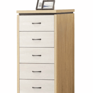 F228-4 梧桐+白梧桐小五斗櫃