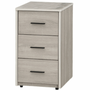 F220-6 赫洛斯淺灰橡三抽櫃 活動三抽板