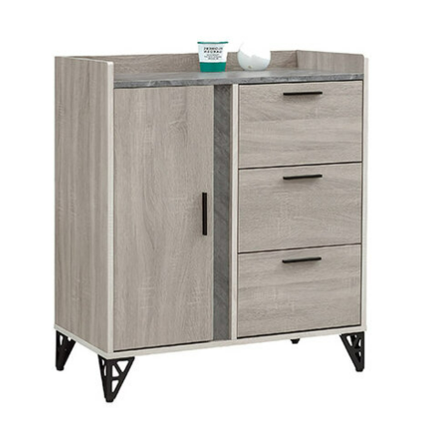 F232-7 赫洛斯淺灰橡2.7尺衣斗櫃 ⊙內格活動隔板一片