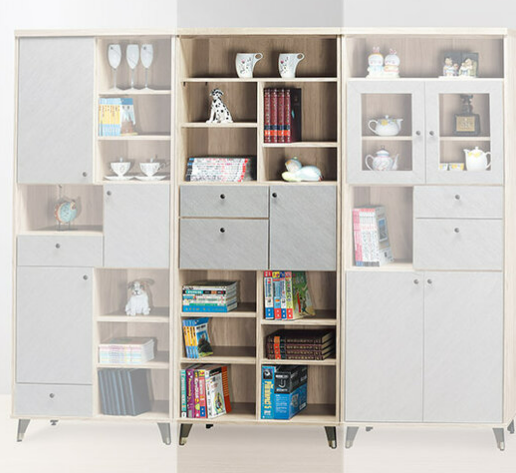 F239-5 年輪3*7尺開放書櫃 ⊙內附隔板六片