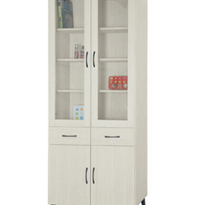 F240-3 寶馬雪松3*7尺中抽書櫃 ⊙4片活動隔板