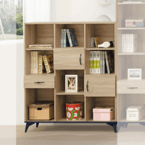 F246-1 原木色4*4.3尺書櫃