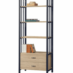 F248-1 863#工業風2.7尺下二抽書櫃