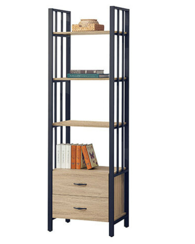 F248-2 862#工業風2尺下二抽書櫃