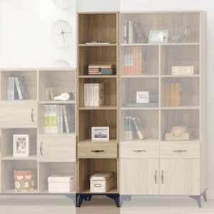 F246-2 原木色1.3*6尺書櫃