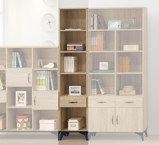 F246-2 原木色1.3*6尺書櫃