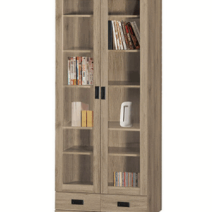 F247-3 灰橡下抽書櫃