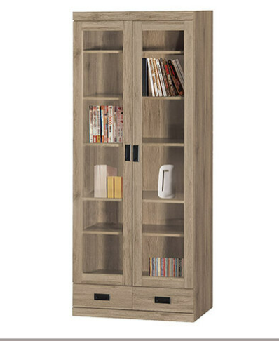 F247-3 灰橡下抽書櫃