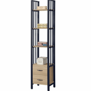 F248-3 工業風1.5尺下二抽書櫃