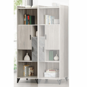 F242-4 赫洛斯淺灰橡左書櫃