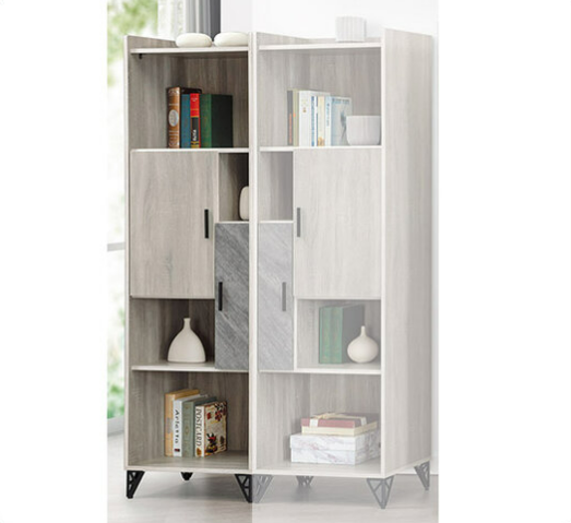 F242-4 赫洛斯淺灰橡左書櫃