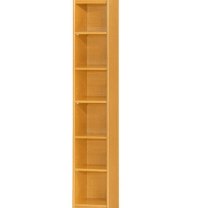 F256-1 赤陽色6格開放書櫃