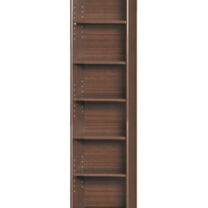 F256-2 胡桃色6格開放書櫃