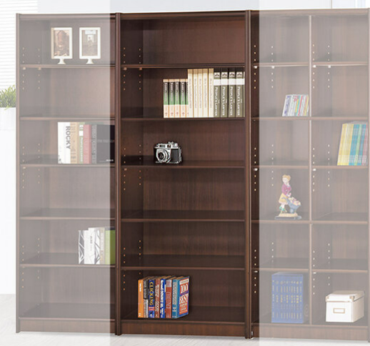 F254-2 胡桃色3*6尺*6格