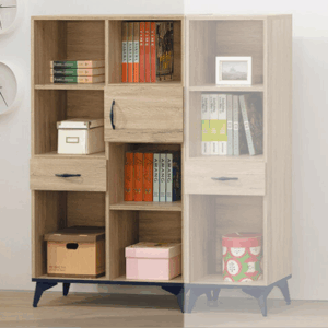 F246-6 原木色2.6*4.3尺書櫃