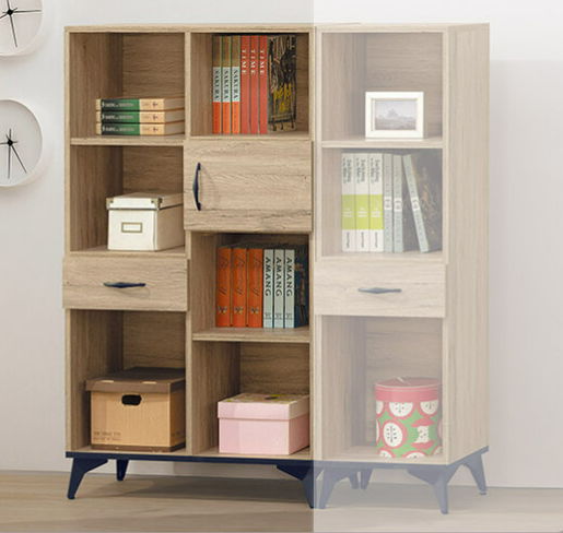 F246-6 原木色2.6*4.3尺書櫃