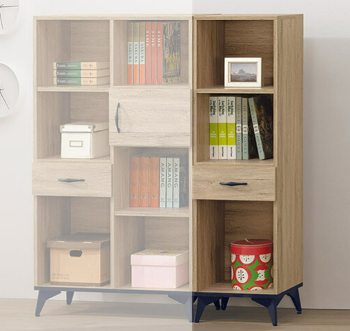 F246-7 原木色1.3*4.3尺書櫃