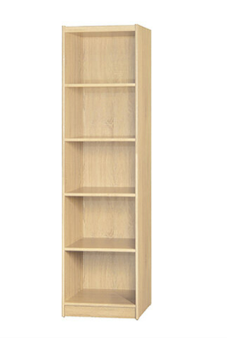 F257-3 梧桐色5層開放書櫃