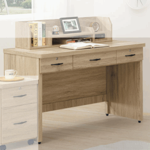 F276-4 原木色4尺書桌下座 不含上座