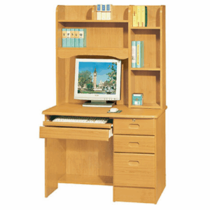 F249-10 209#赤陽色3.5尺電腦桌 全組 電腦桌可放19吋