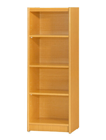 F256-5 赤陽色4格開放書櫃