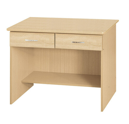 F266-2 梧桐3尺二抽書桌