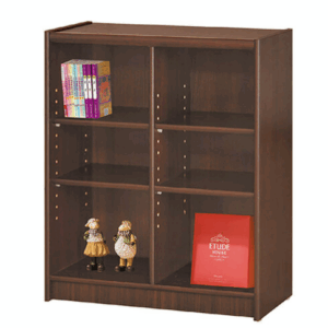 F254-6 胡桃色3*3尺*6格