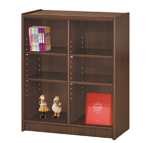 F254-6 胡桃色3*3尺*6格