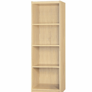 F257-7 梧桐色4格開放書櫃