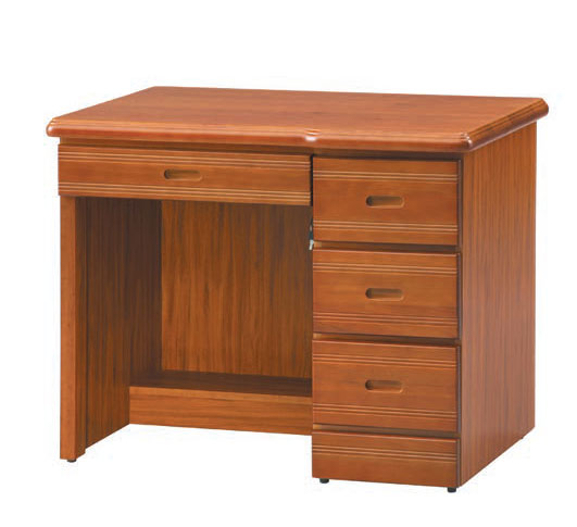 F262-3 樟木色3.5尺辦公桌