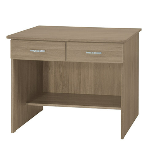 F266-3 灰橡3尺二抽書桌