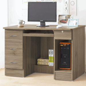 F265-5 8418#灰橡4尺電腦桌