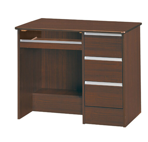 F266-5 512#胡桃色3尺電腦桌 無美背